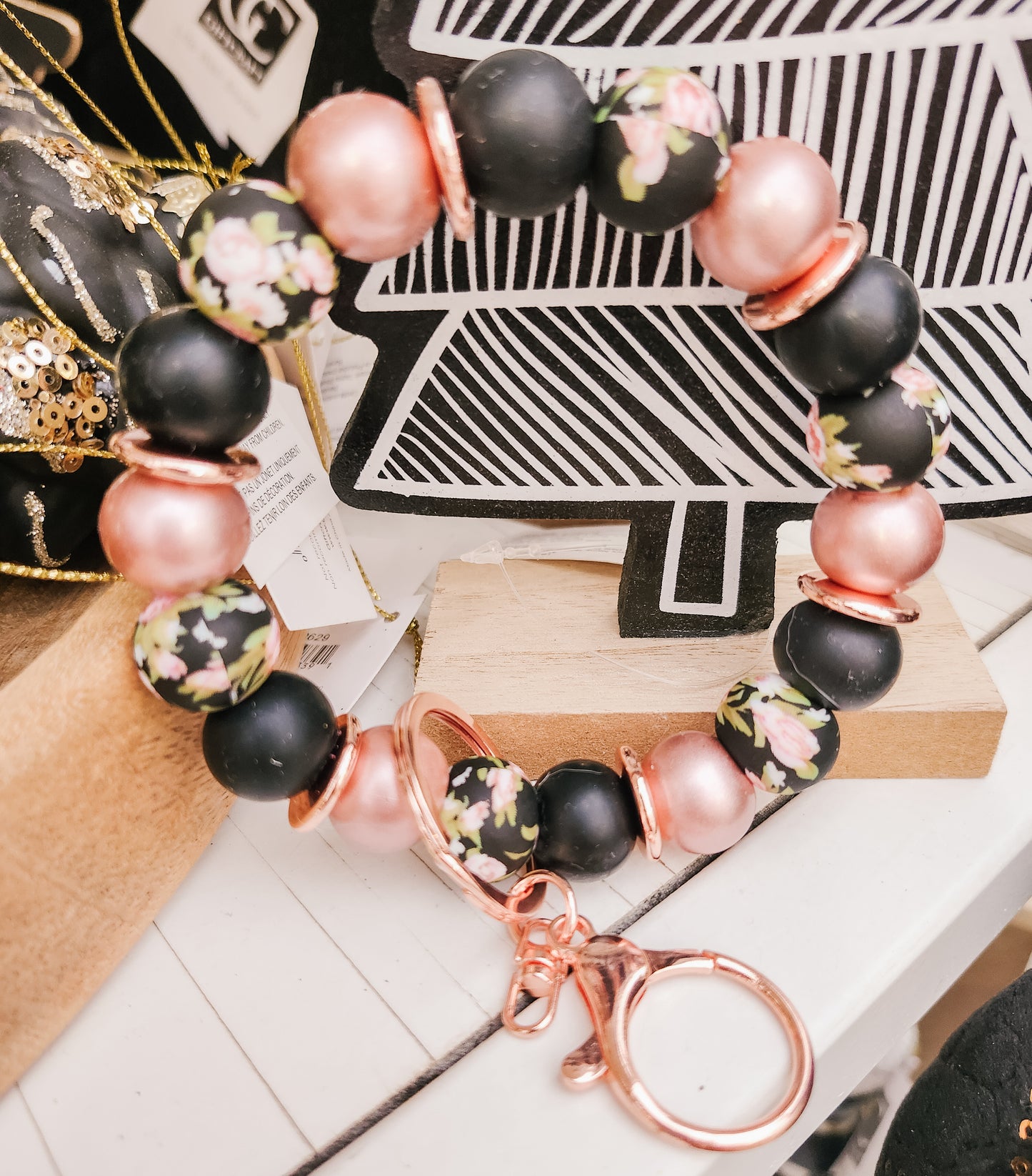 Dark Floral and Rose Metallics