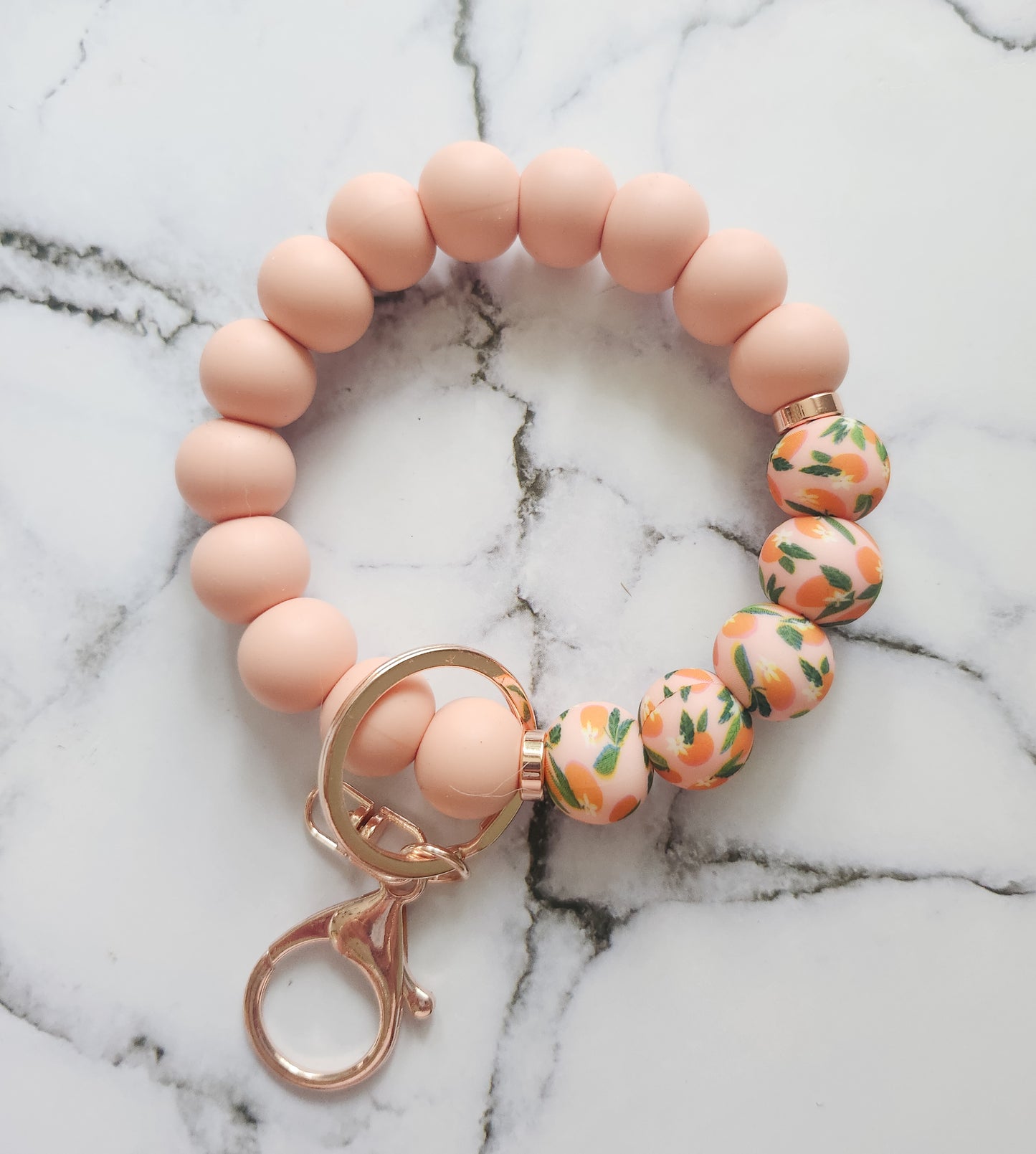 Okanagan Peach Key-Wristlet