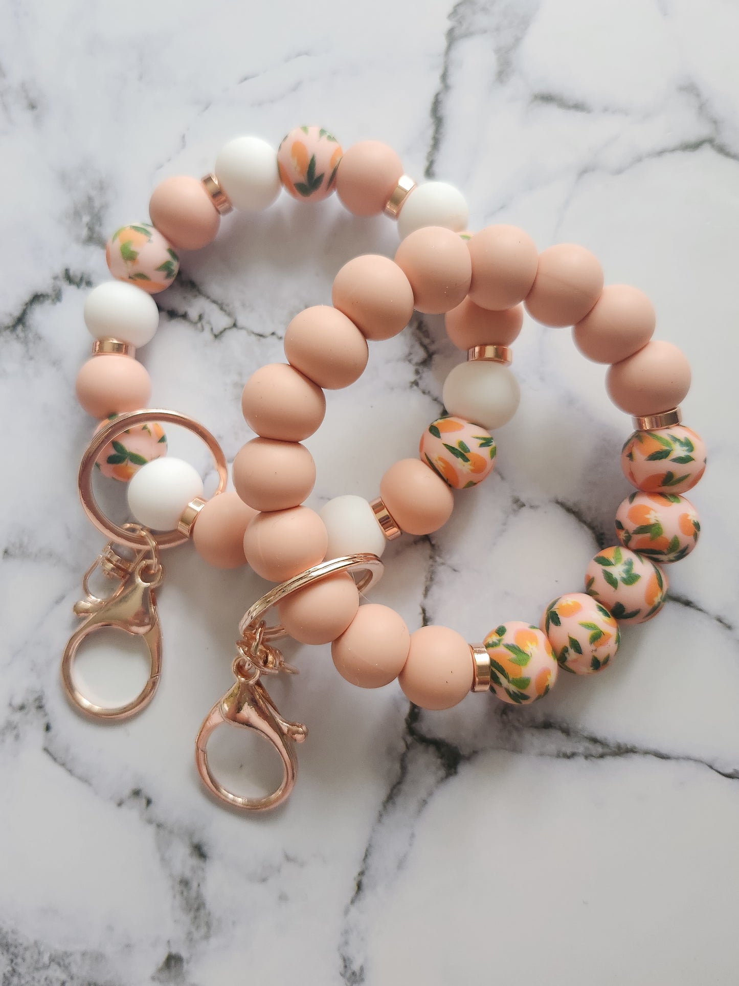 Okanagan Peach Key-Wristlet