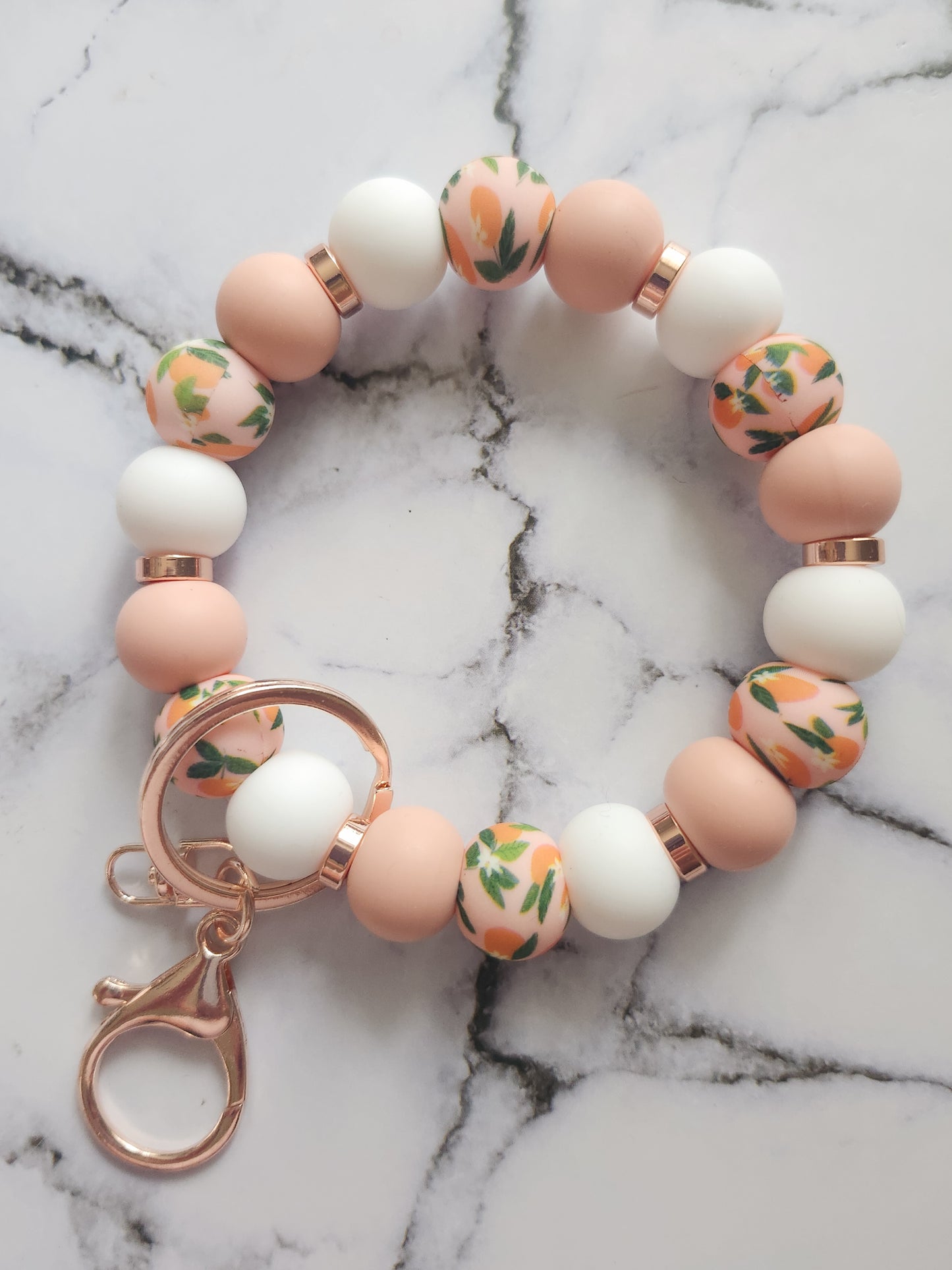 Okanagan Peach Key-Wristlet