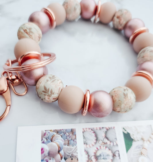 Antique Floral and Rose Gold