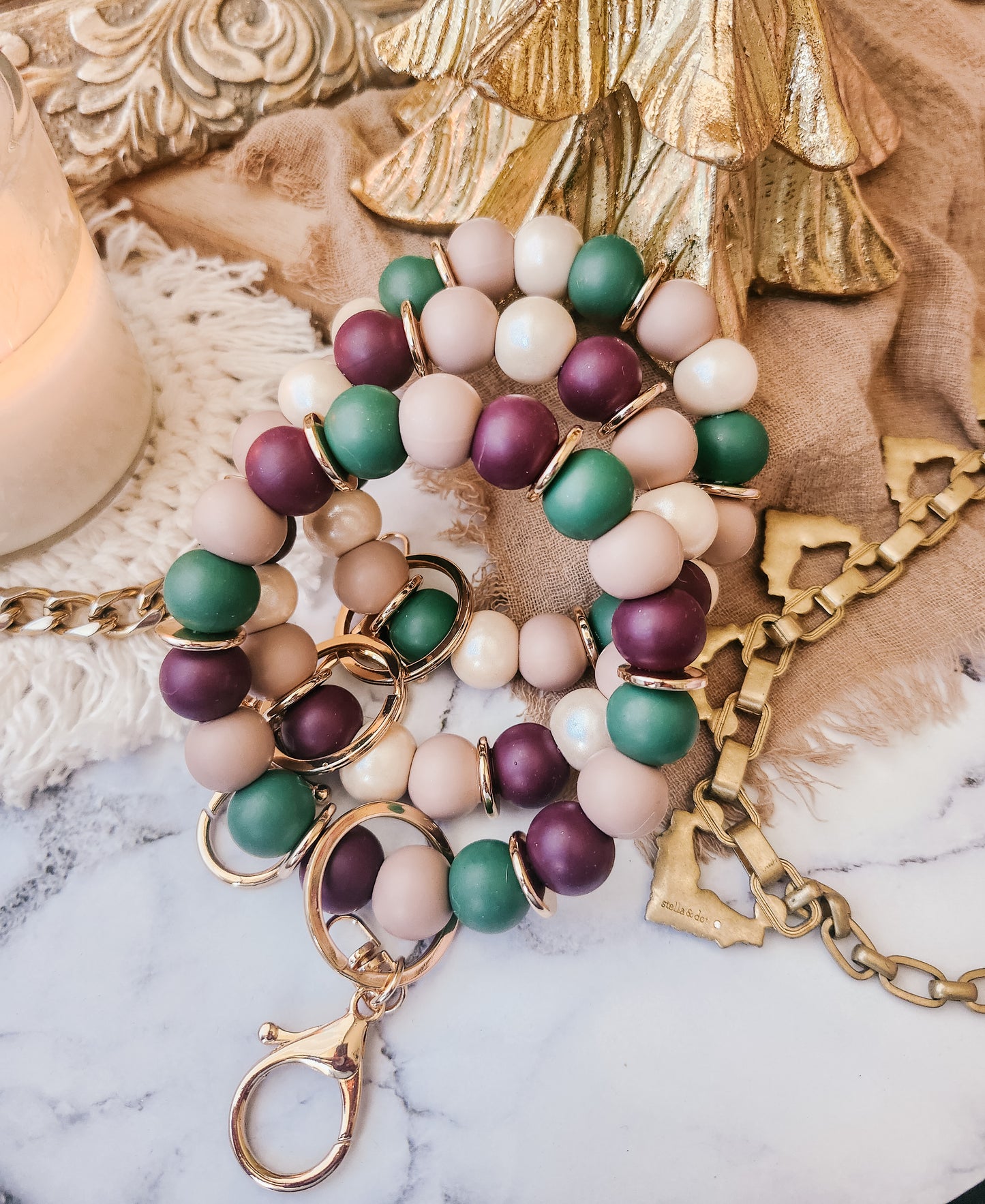 Holiday Colours Key-Wristlet