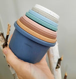 Large Silicone Stacking Cups